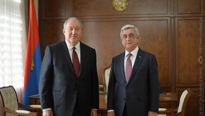 Արմեն Սարգսյանը հանդիպել է Սերժ Սարգսյանի հետ