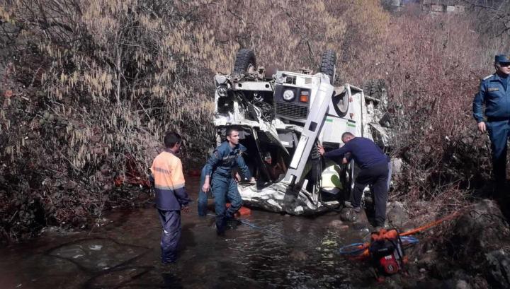 Պարզվել են Սյունիքում ուղևորներով ավտոբուսի՝ գետն ընկնելու դեպքի հանգամանքները