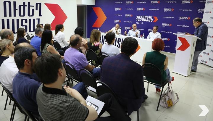 ԱԺ-ում «Հայաստան» դաշինքի խմբակցության ղեկավարը կլինի Սեյրան Օհանյանը, քարտուղար՝ Արծվիկ Մինասյանը