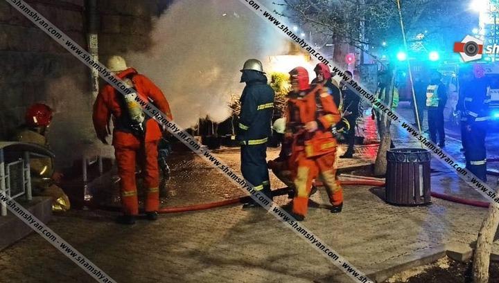 Խոշոր հրդեհ՝ Մարգարյան հիվանդանոցում. ժամանել է հրշեջների մի քանի մարտական հաշվարկ