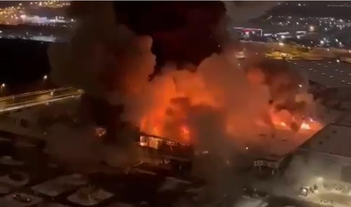 Մերձմոսկվայում այրվում է OBI առևտրի կենտրոնը