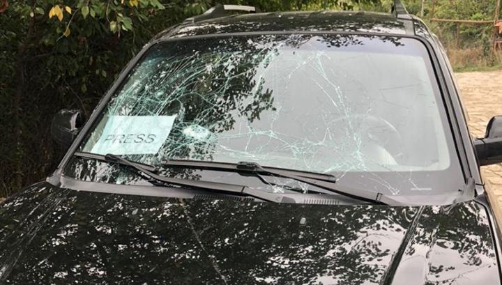 Թիրախավորվել է «Agence France-Presse»-ի լրագրողներին տեղափոխող մեքենան