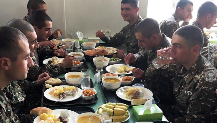 Եվս մեկ զորամաս անցել է սննդի մատակարարման նոր կարգին