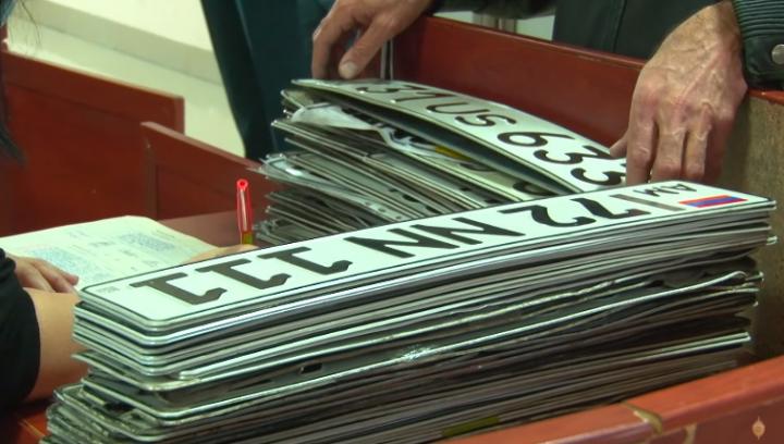 Մեքենայի համարանիշերի կորստի կամ հափշտակության դեպքում նույն համարանիշերը վերականգնվում են