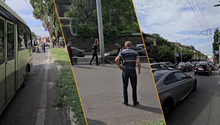 Վաղ առավոտ քաղաքացիները ցեպով փակել էին Մյասնիկյան պողոտան