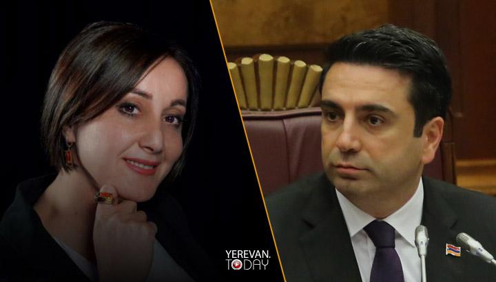 Ըստ Ալեն Սիմոնյանի, իրեն 3 մլն դրամի վիրավորել են