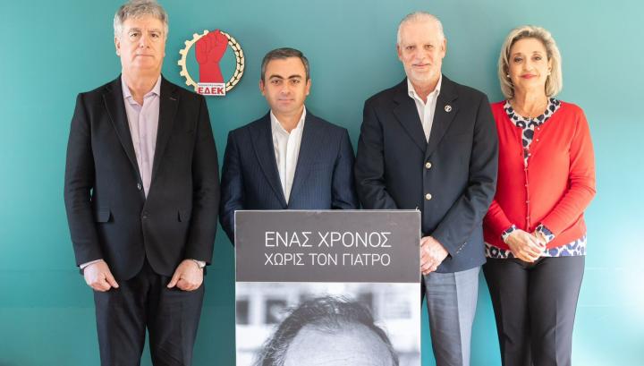 Իշխան Սաղաթելյանը հանդիպել է Կիպրոսի քաղաքական կուսակցությունների ղեկավարնեի հետ