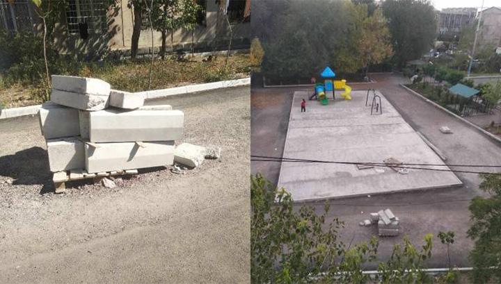 Ընտրություններն անցան, բակի բարեկարգումը մնաց կիսատ, շինանյութը թալանվեց. «Հրապարակ»