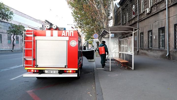 ԱԻՆ-ը իրականացնում է վարակազերծման աշխատանքներ